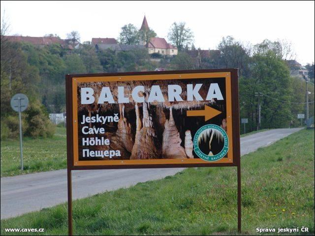 Jeskyně Balcarka - směrovka