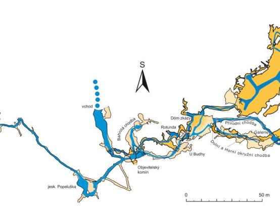 Jeskyně Balcarka - mapa